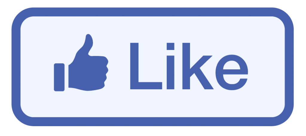 Like-Button mit Text "Like"